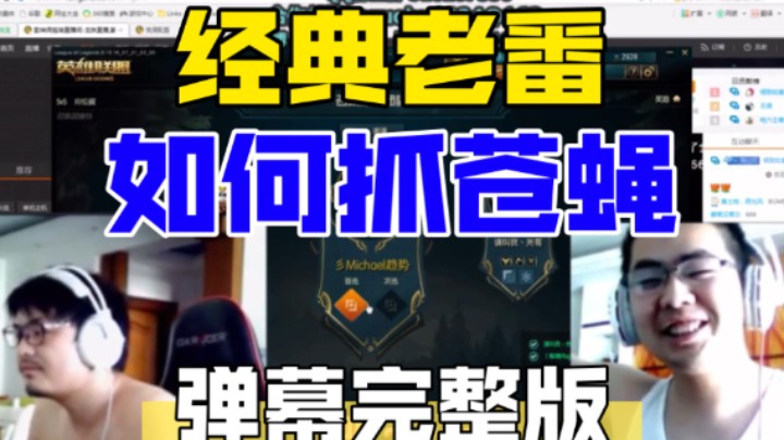 洞主直播看大莱被弹幕问怎么这么色 凯哥裸衣皮肤没中幽冥神掌之前罕见影像 洞主锐评Clearlove厂长打野 胡老师教观众朋友们抓苍蝇【经典老番】