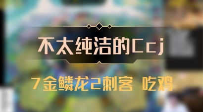 【不太纯洁的Ccj】7金鳞龙2刺客 吃鸡