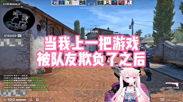 【肉肉】当我上一把游戏被队友欺负了之后