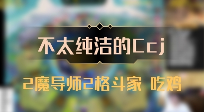 【不太纯洁的Ccj】2魔导师2格斗家 吃鸡
