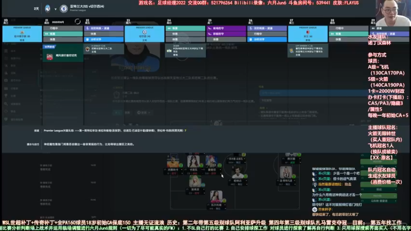 【2022-09-08 13点场】六月Jun6：六月：FM2022无证流浪世超联赛