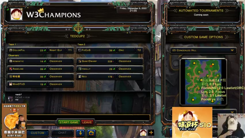 【TED出品】特逗杯S10 8进4败决 Focus vs 彩色 意不意外