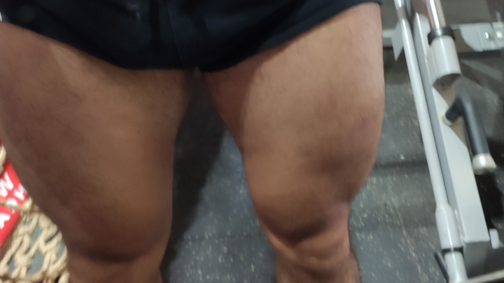大腿的增大信念。