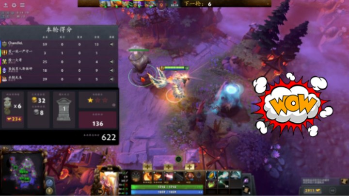 dota2坚守战暗月来袭好无聊啊!火枪狙击手还很积极，选了个凤凰