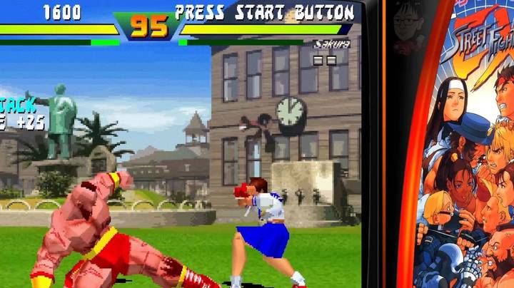 街霸EX：这就是小时候大伙口中常说的3D版街霸，警察BOSS把我虐翻了