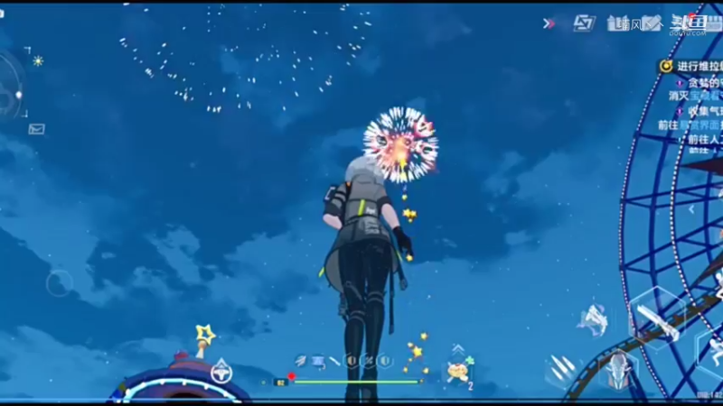来看烟花