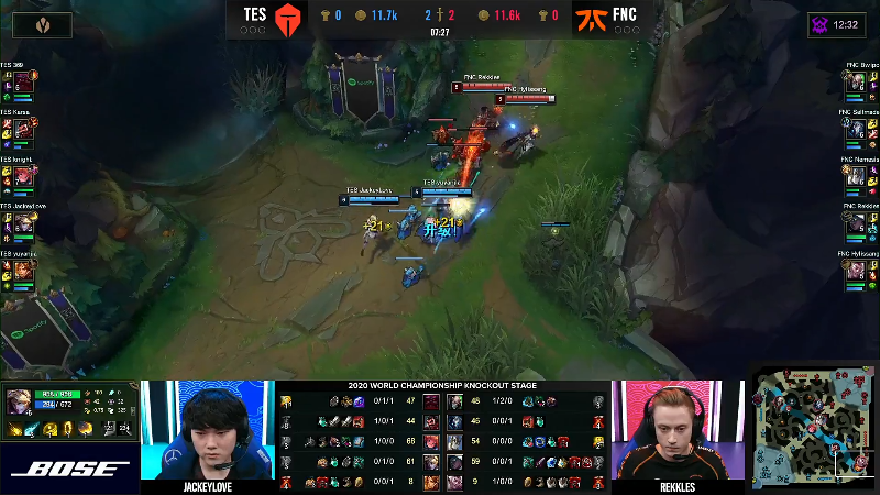 【英雄联盟】英雄联盟赛事的精彩时刻 20220913 16点场