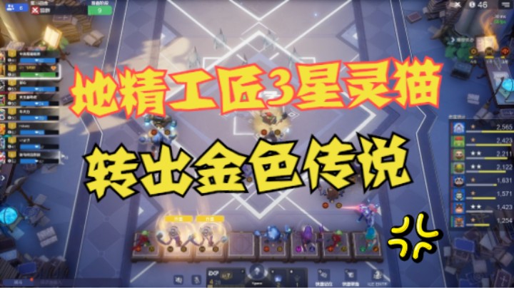 地精工匠3星灵猫，转出金色传说
