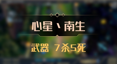 【心星丶南生】武器 7杀5死