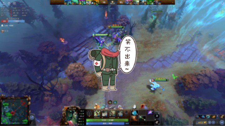 惨兮兮dota2中单死亡先知败北时刻