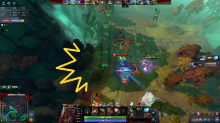 活久见dota2中单火枪狙击手遇到三号位毒瘤老虎白虎米拉娜败北时刻