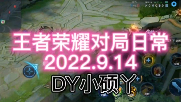 王者荣耀对局日常2022.9.14