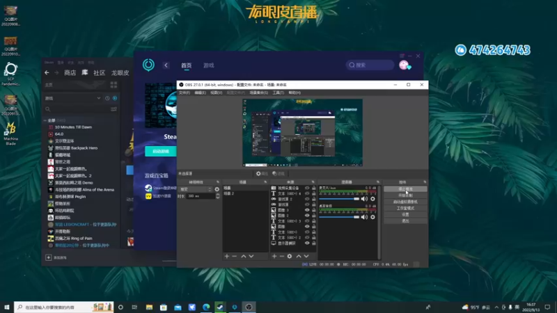 【2022-09-13 16点场】龙眼皮Lyd：以撒幸存者，吸血鬼幸存者mod