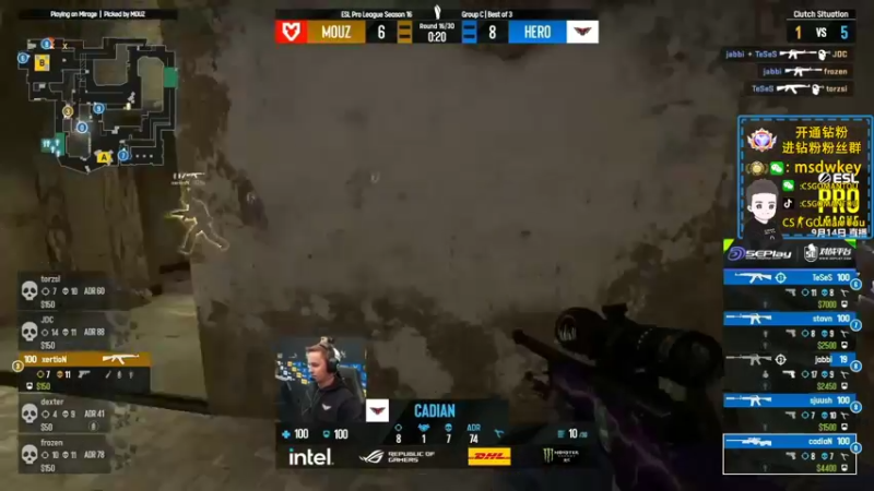 【2022-09-14 19点场】CSGO馒头：6点半比赛来咯家人们