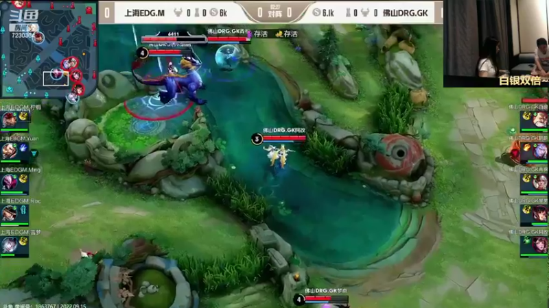 【2022-09-15 21点场】解说小鹿呀：双倍：挑杯小组赛第三天