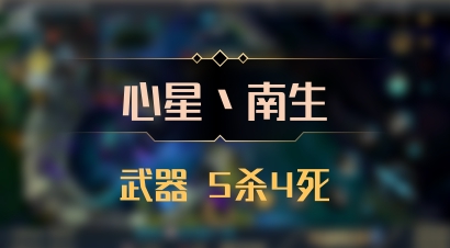 【心星丶南生】武器 5杀4死
