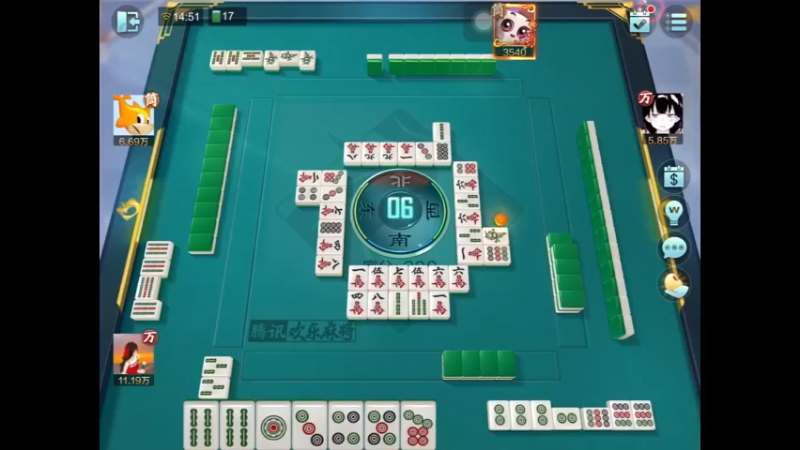 欢乐麻将：上家吃胡2倍（4）