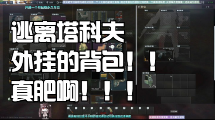 围观塔科夫外挂的背包！真肥啊！诛仙就是豪横！