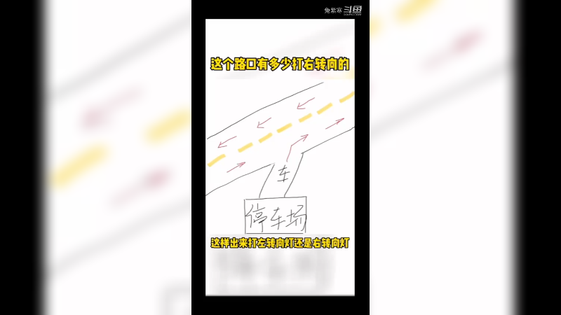 【网友的评论故事】这样出来打左转灯还是打右转灯