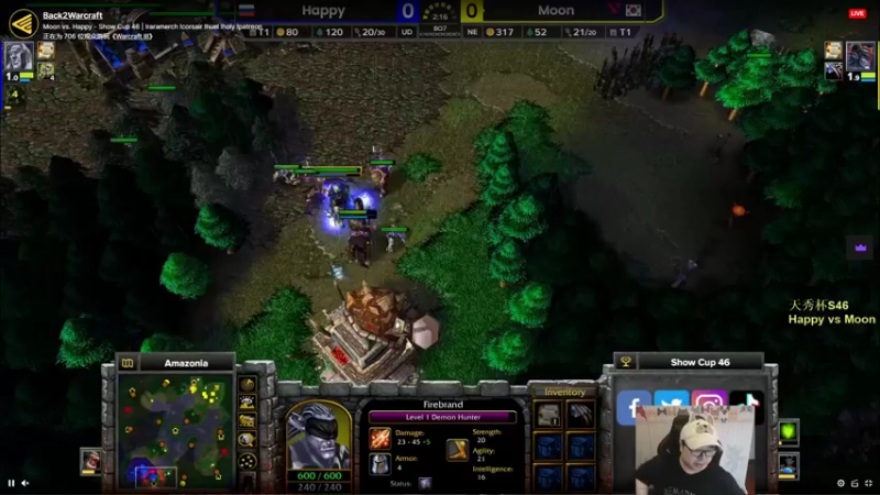 【TED出品】天秀杯S46 Happy vs Moon 上 全面的比拼