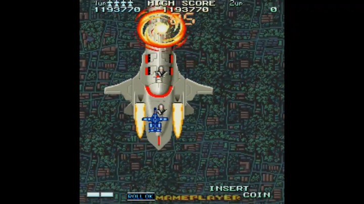 街机《空牙》通关视频