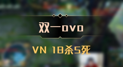 【双一ovo】VN 18杀5死