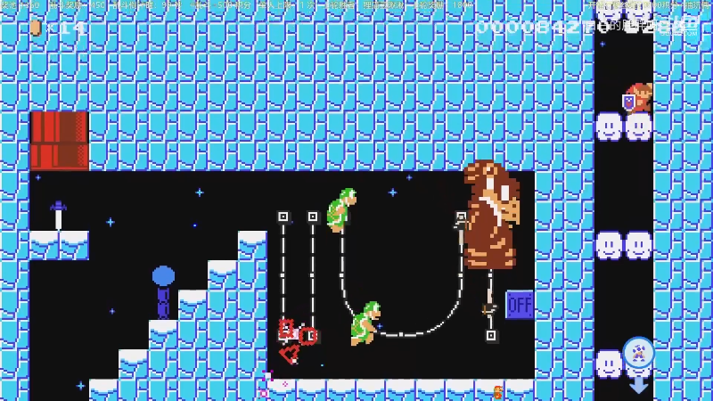 我在斗鱼看白白的胖胖呀直播马里奥制造