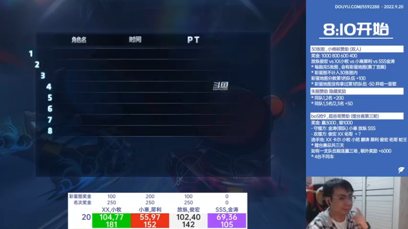 【2022-09-20 21点场】TRY赛事联盟导师：【导师】早上好 早上好