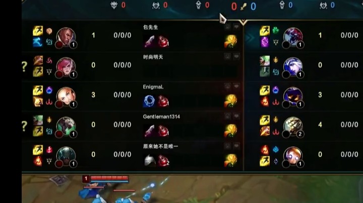 智商压制+装备压制，上单卢仙也就是个弟弟