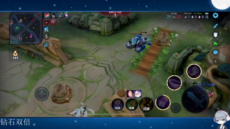 【2022-09-21 17点场】音七Simple：钻石双倍，一个666卡牌子