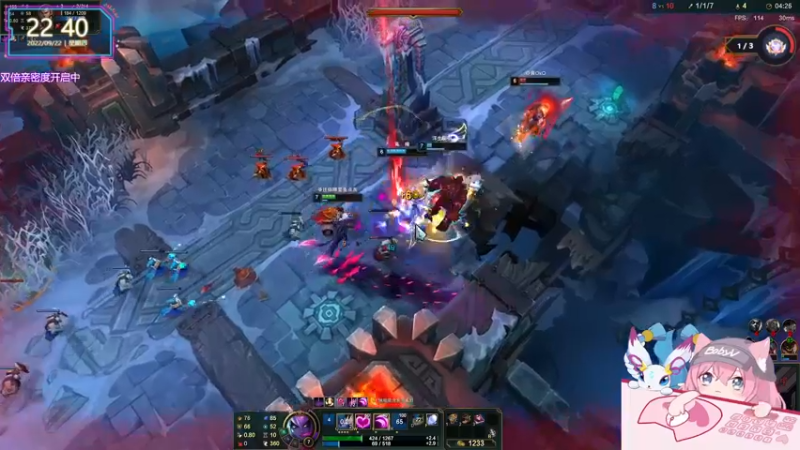 【2022-09-22 22点场】宝贝薇阿：薇薇：又菜又爱玩~71825