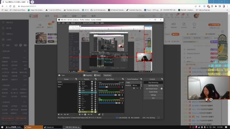 【2022-09-13 21点场】Raizy雪：希望不再咳嗽