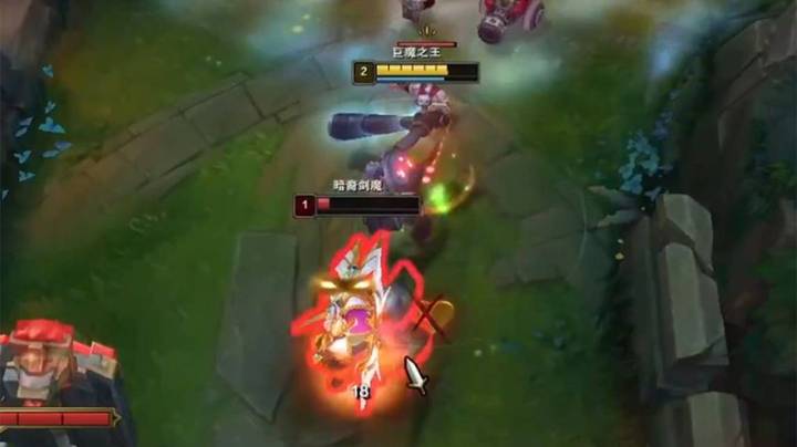 恶霸提莫：2级就可以无脑单杀剑魔的英雄找到了，真不需要操作有手就行