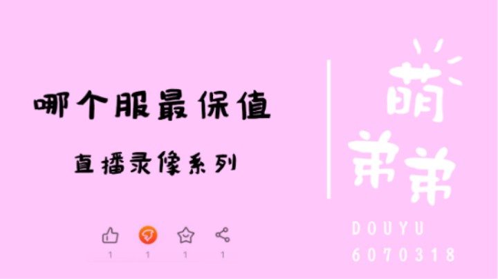 哪个服最保值