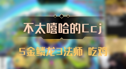 【不太嘻哈的Ccj】5金鳞龙3法师 吃鸡