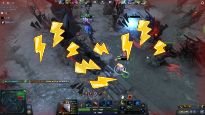 dota2惨兮兮中单火枪败北时刻