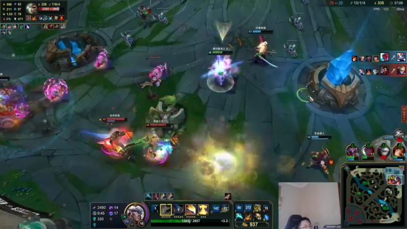 【2022-09-28 12点场】店长盖伦：直播 狂风暴击流盖伦