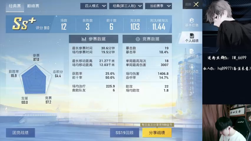 【2022-09-28 13点场】Dy合群：【冲9000淘汰分】猛干！