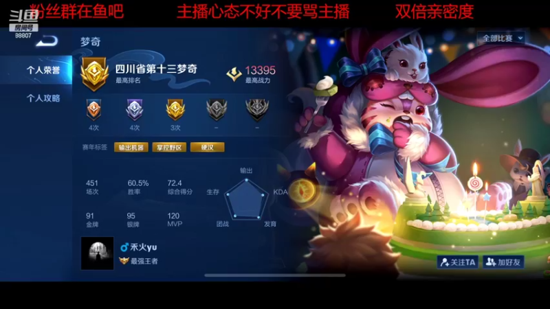 【2022-09-28 20点场】DYG易瞳：巅峰赛2032分全国第2冲第一