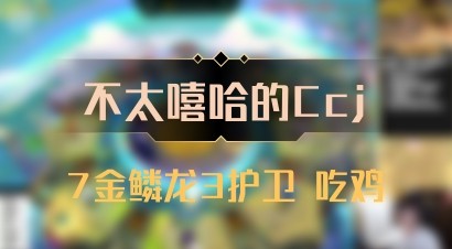 【不太嘻哈的Ccj】7金鳞龙3护卫 吃鸡