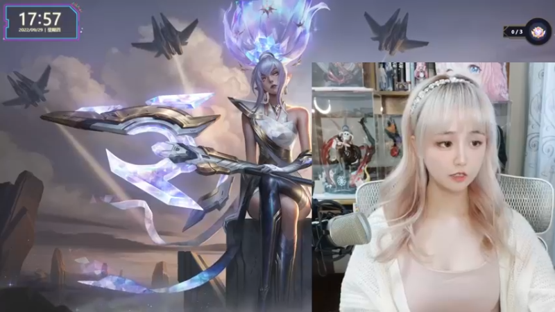 【2022-09-29 17点场】宝贝薇阿：薇薇：又菜又爱玩~71825