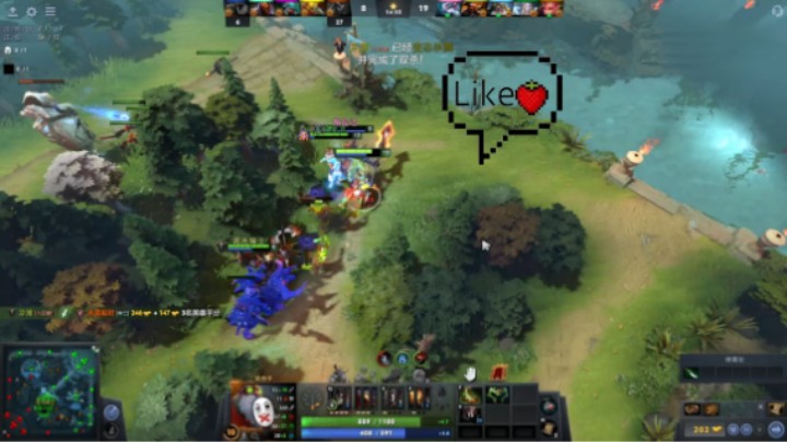 美滋滋dota2中单火枪狙击手躺赢时刻