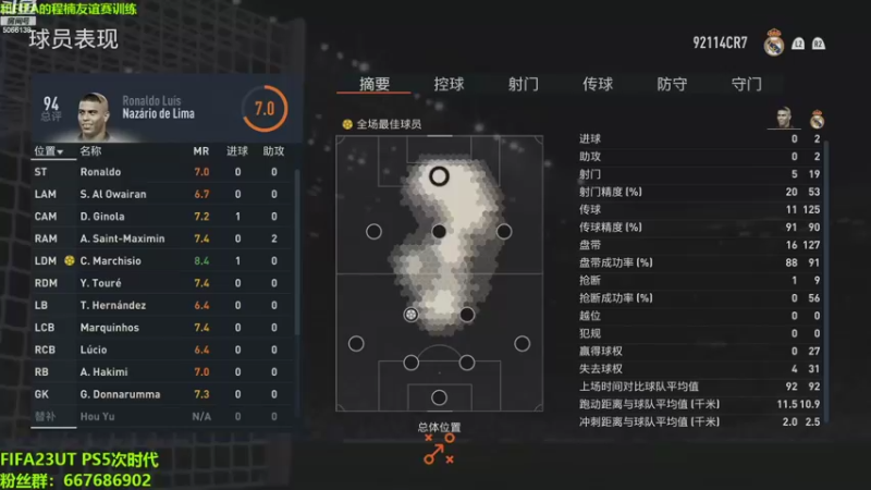 【2022-09-30 14点场】泽元元元元：FIFA23普通阵容搞脑子