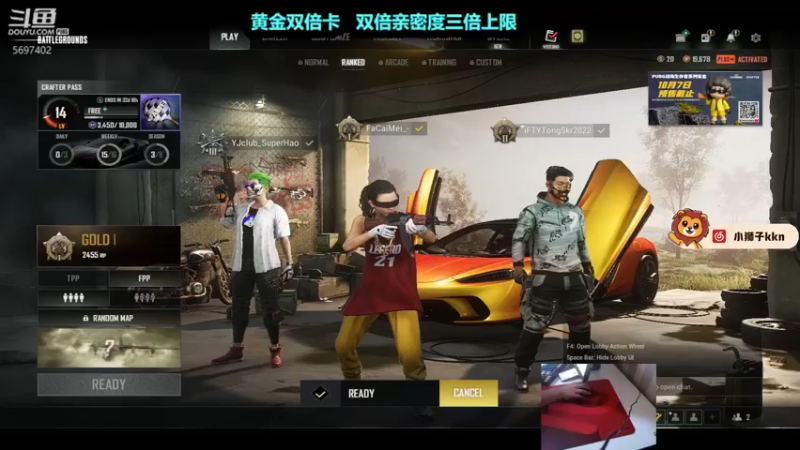 【2022-09-30 13点场】小狮子lionkk丶：【lionkk】顶级FPS选手