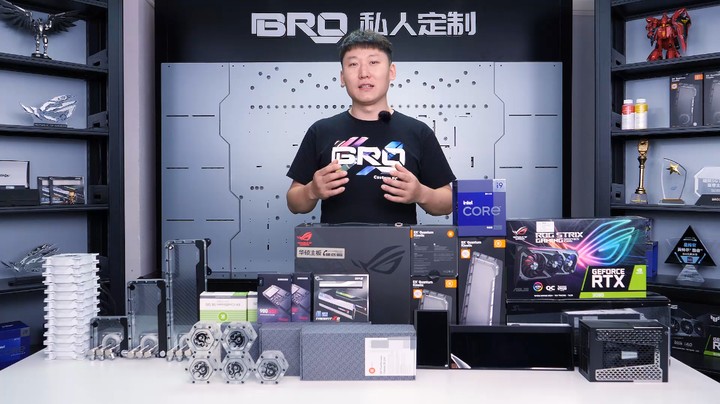 BRO私人定制-【壁挂主机】开局一面墙，内容全靠装！！！[BRO]带你了解什么样的水冷配件才能驾驭这面家用水冷墙