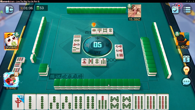 我在斗鱼看靓旭直播欢乐麻将