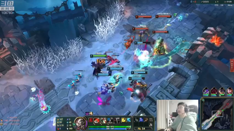 【2022-10-01 02点场】兮饭锐雯：大乱斗小鸭子来no