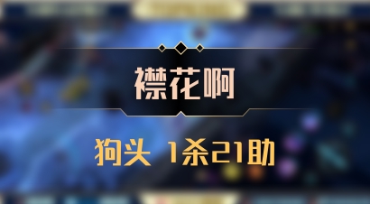 【襟花啊】狗头 1杀21助