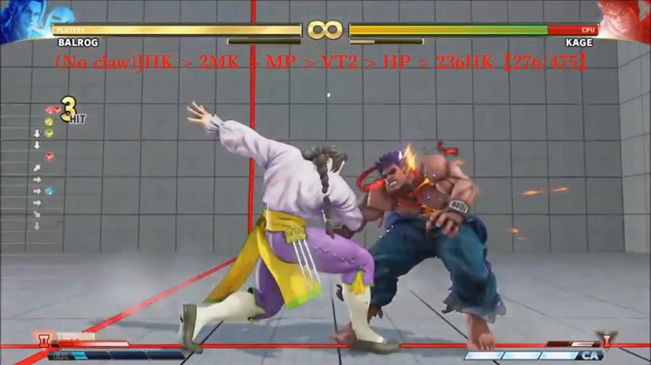 BALROG【维嘉】连招教学_1