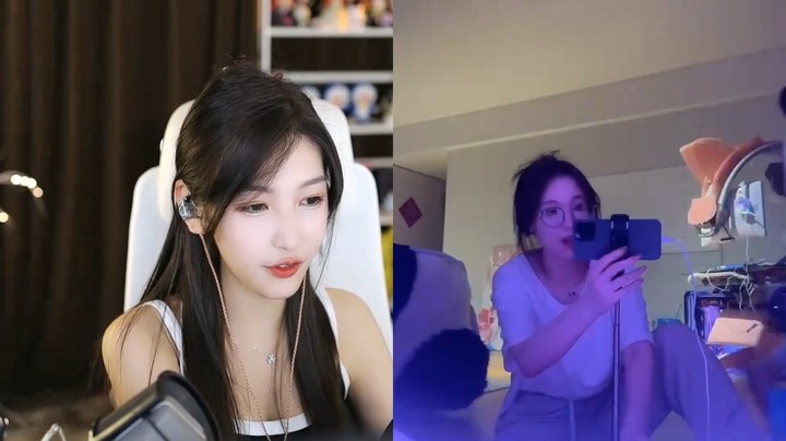 美女曼瑶和叶知秋连麦PK，两个人打的好精彩，曼瑶落后了